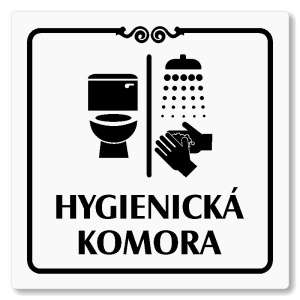 Hygienická komora, 148x148mm, bílá, Texas
